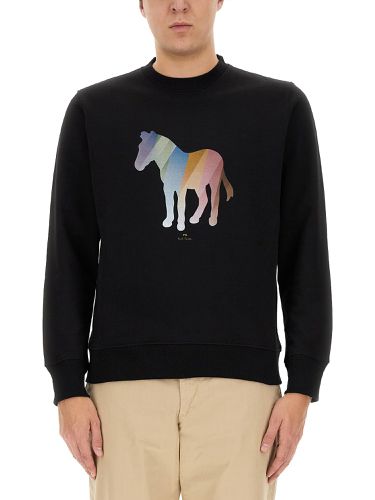 Zebra print sweatshirt - ps by paul smith - Modalova