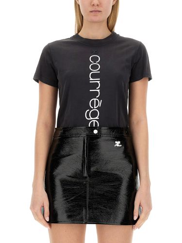 Courreges t-shirt with logo - courreges - Modalova