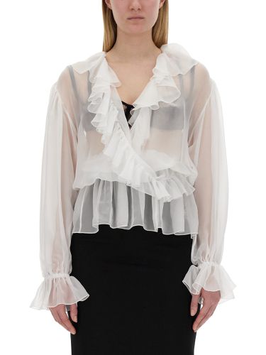 Chiffon blouse with ruffles - dolce & gabbana - Modalova