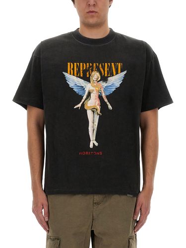 Represent "reborn" print t-shirt - represent - Modalova