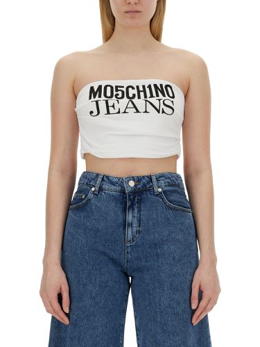 Moschino jeans tops with logo - moschino jeans - Modalova