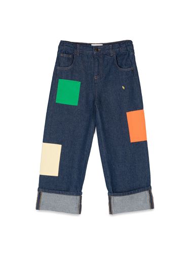 B. c color block patch denim pants - bobo choses - Modalova