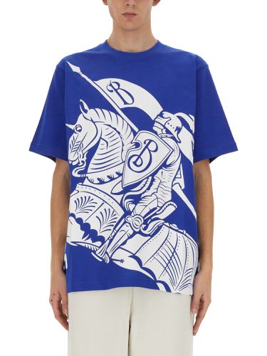 Equestrian knight print t-shirt - burberry - Modalova
