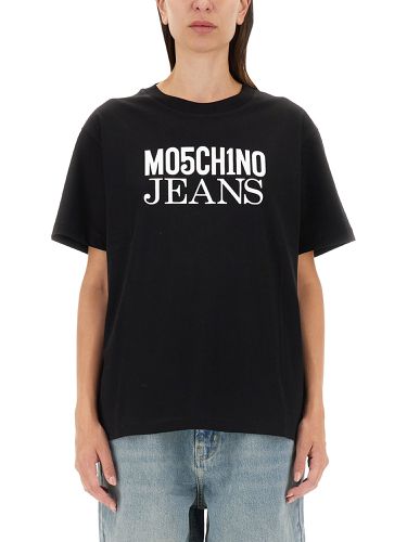 Moschino jeans t-shirt with logo - moschino jeans - Modalova