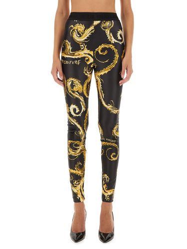 Leggings with print - versace jeans couture - Modalova