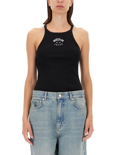 Moschino jeans tank top with logo - moschino jeans - Modalova