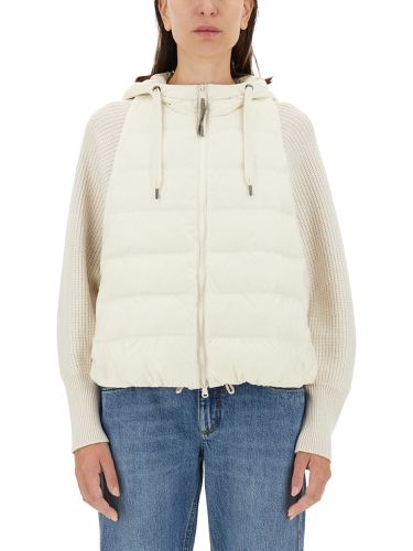 Nylon down jacket - brunello cucinelli - Modalova