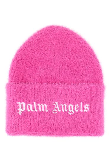 Palm angels beanie hat with logo - palm angels - Modalova