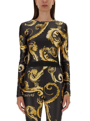 Leotard with print - versace jeans couture - Modalova