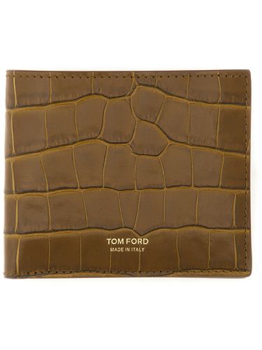 Tom ford bifold t line wallet - tom ford - Modalova