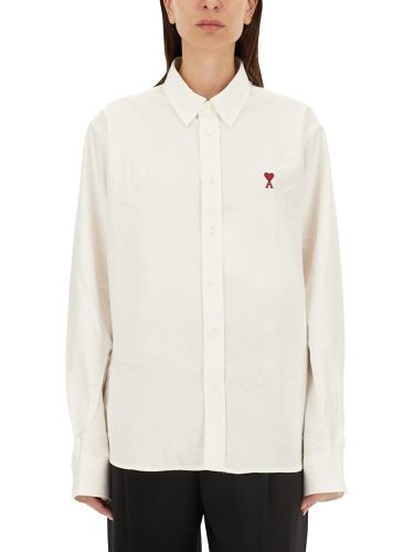 Ami paris shirt with logo - ami paris - Modalova