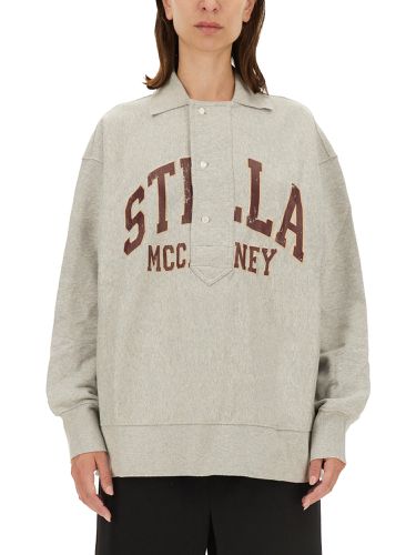 Sweatshirt with logo - stella mccartney - Modalova