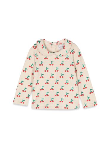 Baby cherry all over collar t-shirt - bobo choses - Modalova