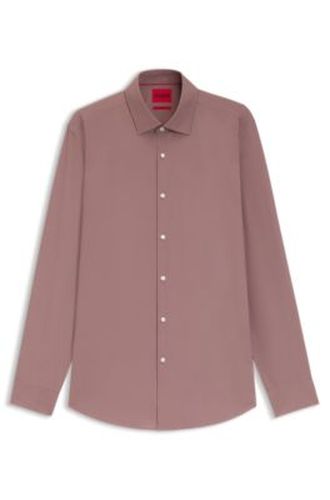 Chemise Slim Fit en popeline de coton facile à repasser - HUGO - Modalova