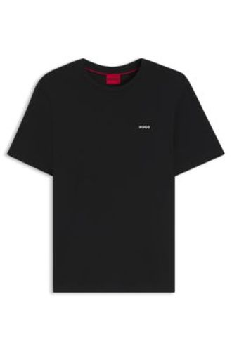 T-shirt en jersey de coton avec logo imprimé - HUGO - Modalova