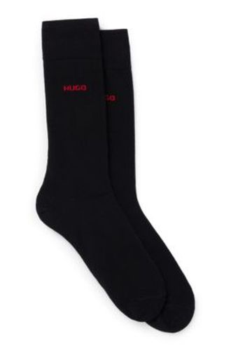 Lot de deux paires de chaussettes mi-hautes avec logo - HUGO - Modalova