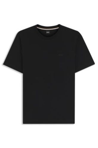 T-shirt en jersey de coton avec logo - Boss - Modalova