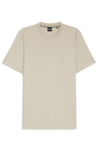 T-shirt en jersey de coton avec logo - Boss - Modalova