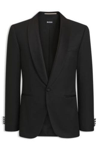 ONE Veste de smoking Regular en sergé de laine vierge - Boss - Modalova