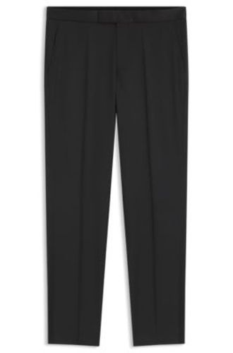 ONE Pantalon de smoking Regular en sergé de laine vierge - Boss - Modalova