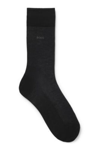 Chaussettes mi-mollet à logo en coton égyptien mercerisé - Boss - Modalova