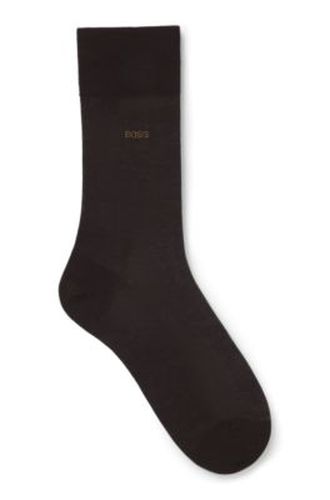 Chaussettes mi-mollet à logo en coton égyptien mercerisé - Boss - Modalova