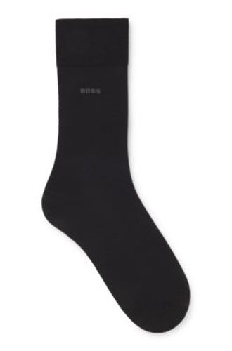 Chaussettes mi-mollet à logo, en laine mélangée - Boss - Modalova