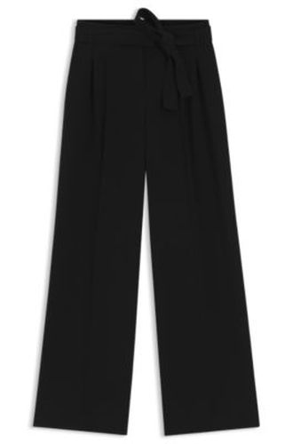 Pantalon coupe décontractée en crêpe japonais - Boss - Modalova