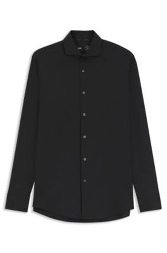 Chemise Slim Fit en popeline de coton mélangé facile à repasser - Boss - Modalova