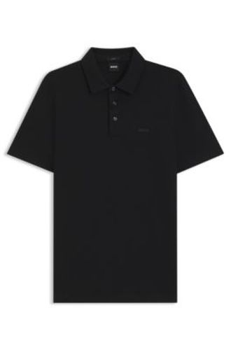 Polo Slim en coton interlock - Boss - Modalova