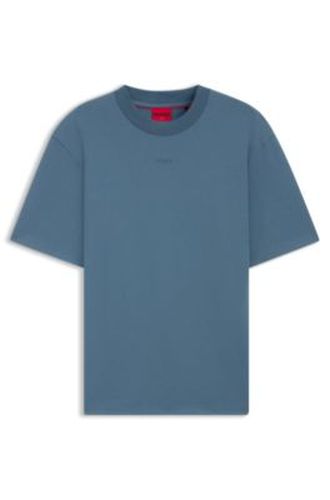 T-shirt Relaxed en jersey de coton à logo imprimé - HUGO - Modalova