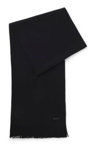 Écharpe en maille Raschel en laine vierge - Boss - Modalova