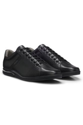 Baskets en cuir avec doublure anti-odeurs - Boss - Modalova