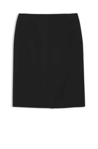 Jupe crayon Slim en laine vierge italienne - Boss - Modalova