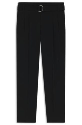 Pantalon court Regular en crêpe infroissable - Boss - Modalova
