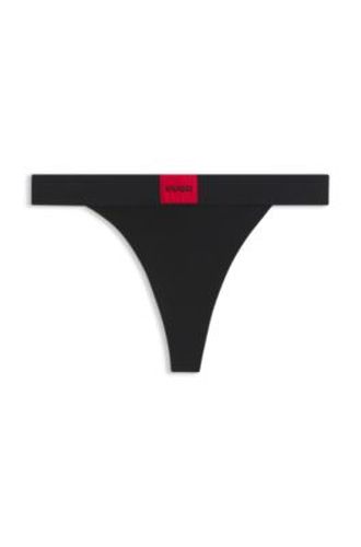 String en coton stretch avec logo rouge - HUGO - Modalova