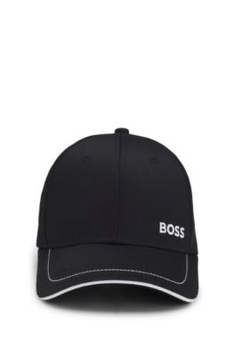 Casquette en twill de coton avec finitions en contraste et logo brodé - Boss - Modalova