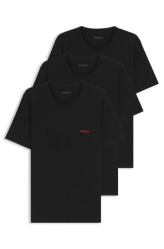 Lot de trois t-shirts en coton - HUGO - Modalova