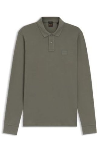 Polo Slim en piqué de coton stretch - Boss - Modalova