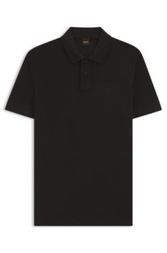 Polo en piqué de coton avec logo - Boss - Modalova