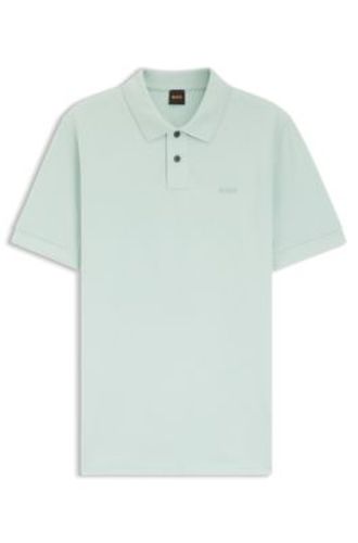 Polo en piqué de coton avec logo - Boss - Modalova