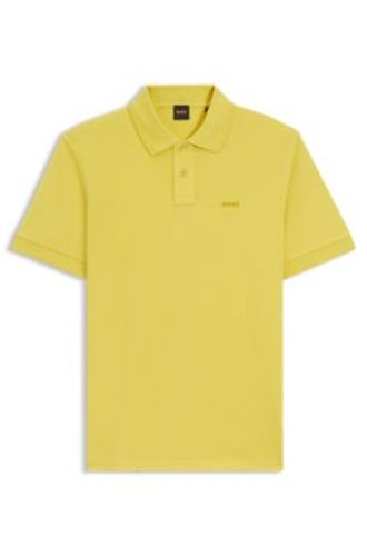 Polo en piqué de coton avec logo - Boss - Modalova