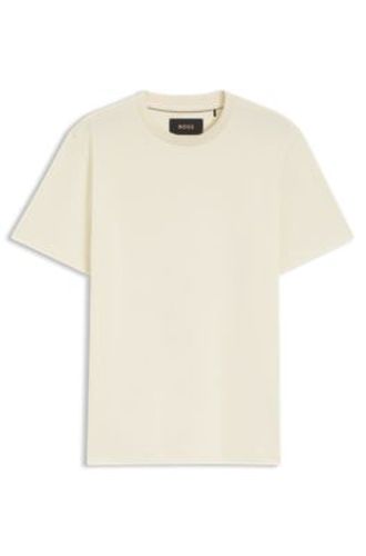 T-shirt à col rond en coton Supima mercerisé - Boss - Modalova