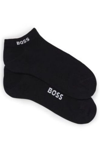 Lot de deux paires de chaussettes basses en coton mélangé à logo - Boss - Modalova