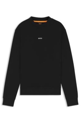Sweat en molleton avec logo imprimé - Boss - Modalova