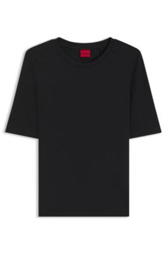 T-shirt Slim en coton, modal et stretch - HUGO - Modalova