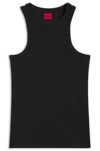 Débardeur Slim en coton stretch mélangé - HUGO - Modalova