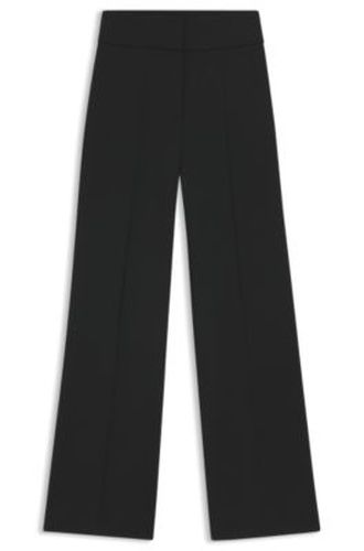 Pantalon Regular évasé à taille haute - HUGO - Modalova