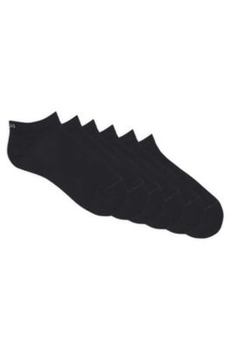 Lot de six paires de chaussettes basses en coton mélangé avec logos - HUGO - Modalova