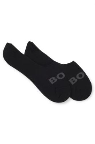 Lot de deux paires de chaussettes invisibles en coton mélangé - Boss - Modalova